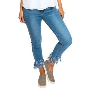 Emory Park | Cropped Frilled Jean